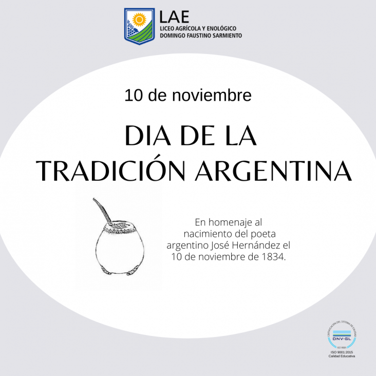 imagen 10 DE NOVIEMBRE- DÍA DE LA TRADICION