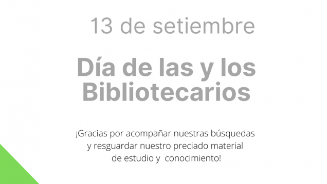 imagen 13 DE SETIEMBRE-  DÍA DEL BIBLIOTECARIO