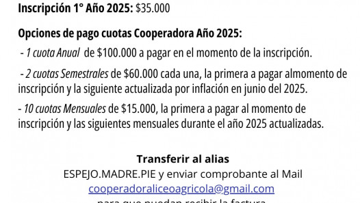 imagen COOPERADORA LAE 2025