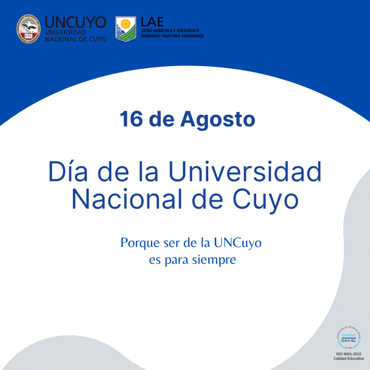 imagen 16 DE AGOSTO- DÍA DE LA UNCUYO