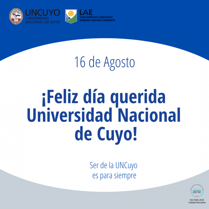 imagen 16 DE AGOSTO DIA DE LA UNCUYO