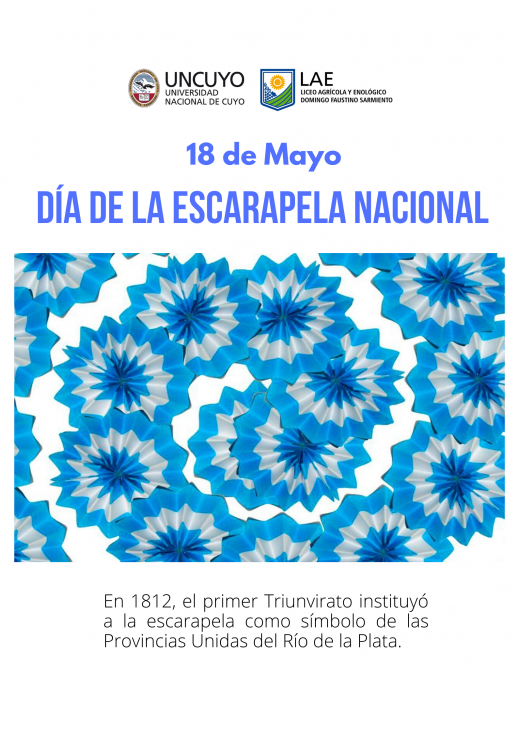 imagen 18 DE MAYO DÍA DE LA ESCARAPELA NACIONAL