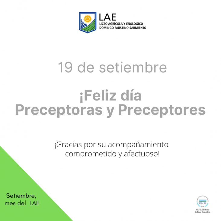 imagen 19 DE SETIEMBRE-  DÍA DEL/LA PRECEPTOR/A