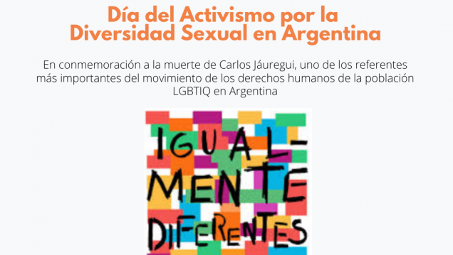 imagen 20 DE AGOSTO: DÍA DEL ACTIVISMO POR LA DIVERSIDAD SEXUAL EN ARGENTINA