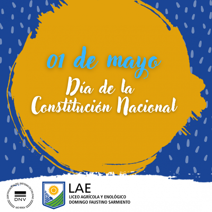 imagen 1 DE MAYO DÍA DE LA CONSTITUCIÓN NACIONAL