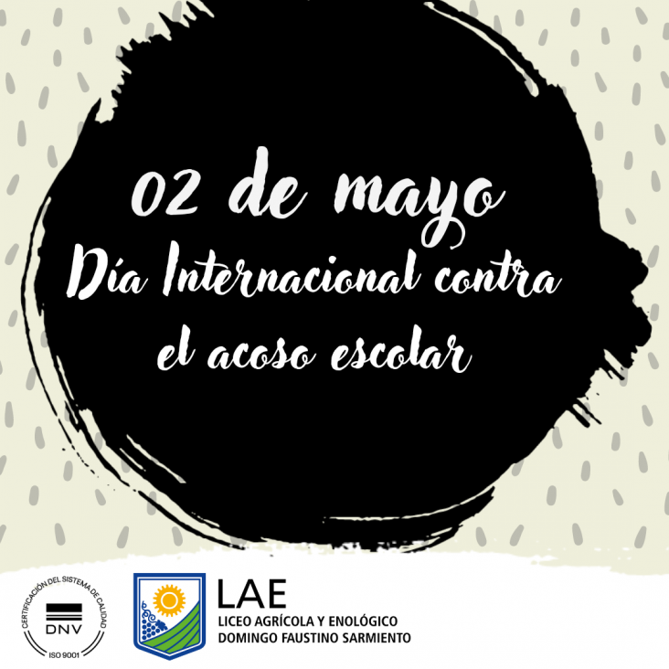 imagen 2 DE MAYO - DÍA INTERNACIONAL CONTRA EL ACOSO ESCOLAR