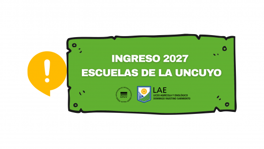 imagen INGRESO 2027 ESCUELAS DE LA UNCUYO