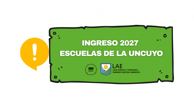 imagen INGRESO 2027 ESCUELAS DE LA UNCUYO