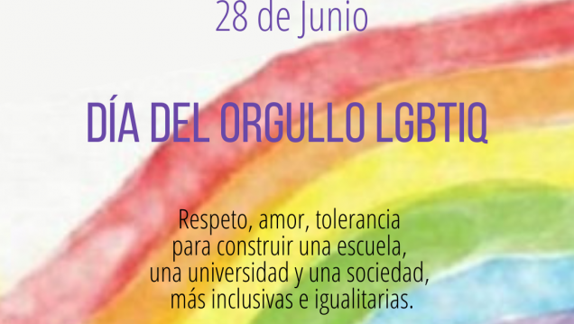imagen  28 DE JUNIO  DÍA DEL ORGULLO LGBTIQ