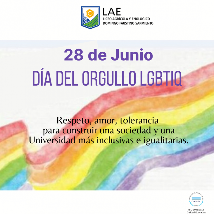 imagen 28 DE JUNIO- DÍA DEL ORGULLO LGBTIQ