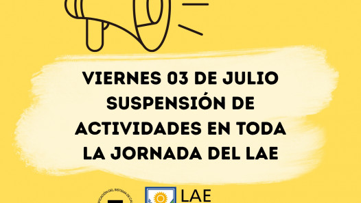 imagen 03 DE JULIO SUSPENSIÓN DE ACTIVIDADES 