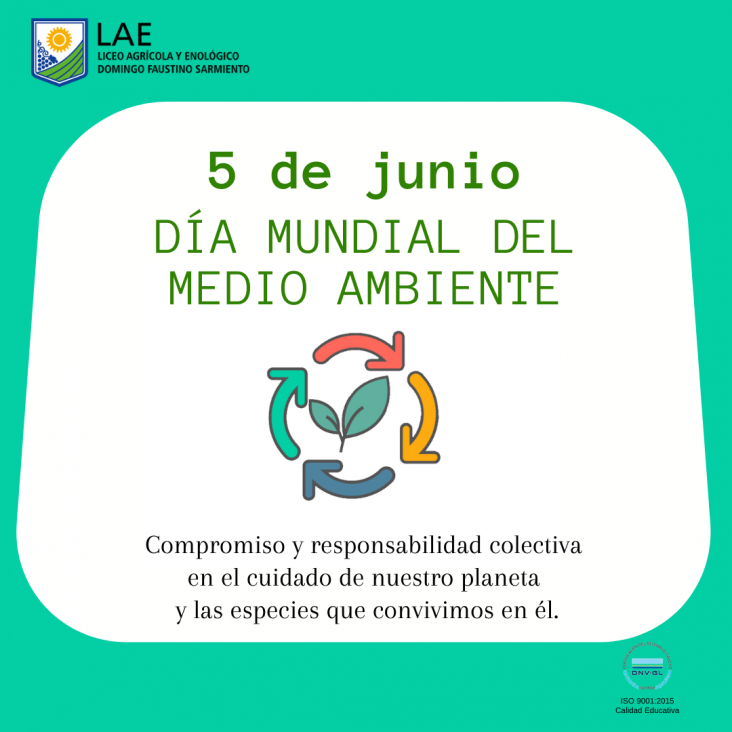 imagen 5 DE JUNIO- DÍA MUNDIAL DEL MEDIO AMBIENTE