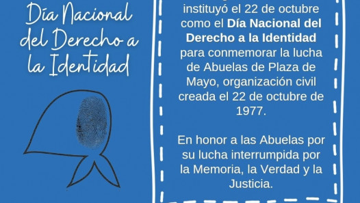 imagen 22 DE OCTUBRE DIA NACIONAL DEL DERECHO A LA IDENTIDAD