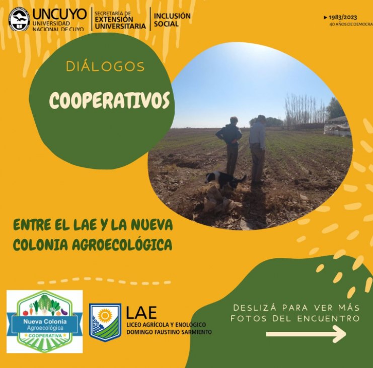 imagen DIÁLOGOS COOPERATIVOS ENTRE EL LAE Y LA NUEVA COLONIA AGROECOLÓGICA