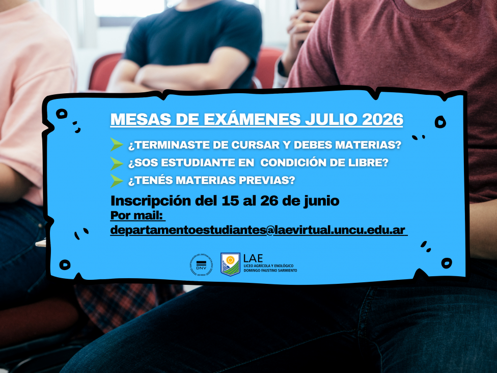 imagen MESAS JULIO 2026