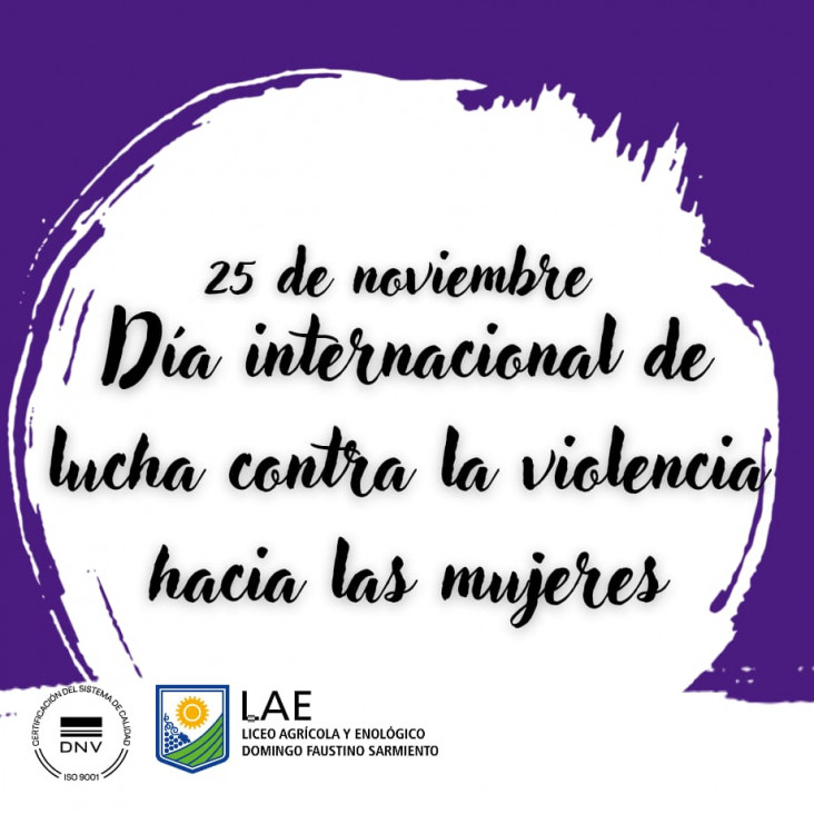 imagen 25 DE NOVIEMBRE DÍA INTERNACIONAL DE LUCHA CONTRA LA VIOLENCIA HACIA LAS MUJERES 