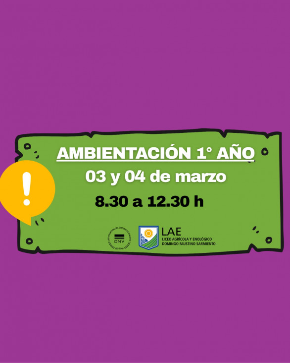 imagen AMBIENTACIÓN DE PRIMER AÑO