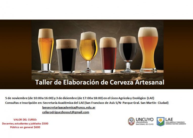 imagen Taller de Elaboración de Cerveza Artesanal
