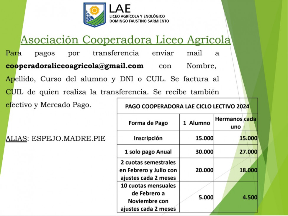 imagen COOPERADORA LAE