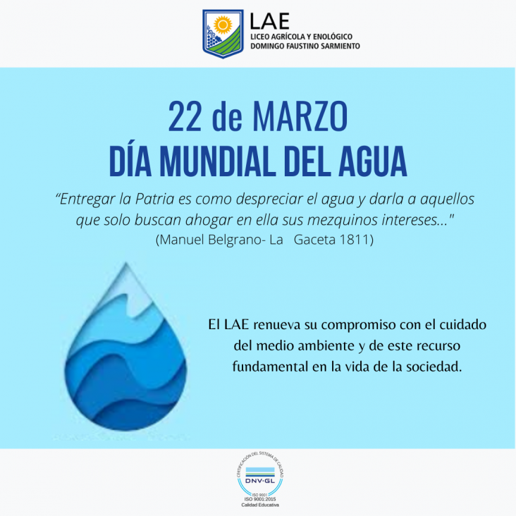 imagen 22 DE MARZO "DÍA MUNDIAL DEL AGUA"