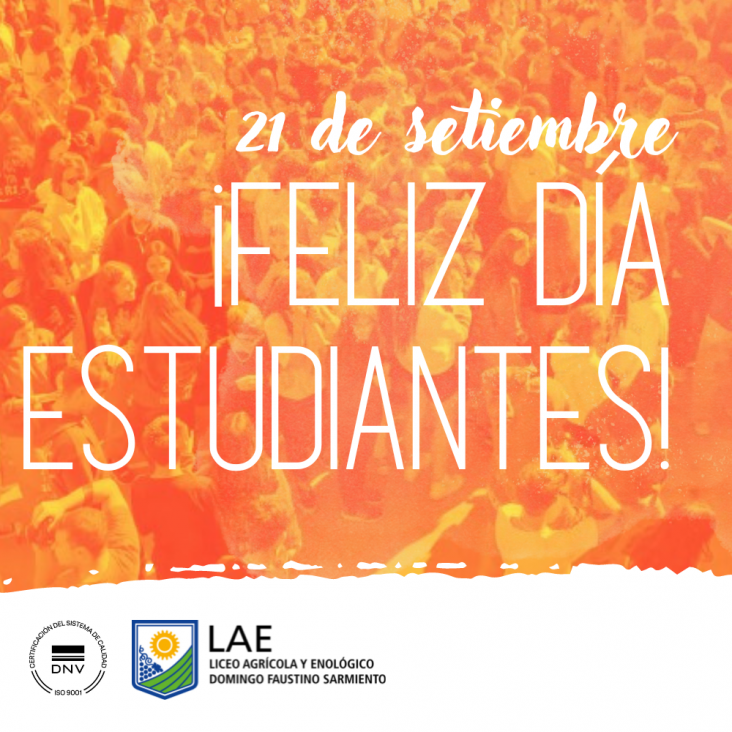 imagen 21 de setiembre ¡Feliz día Estudiantes!