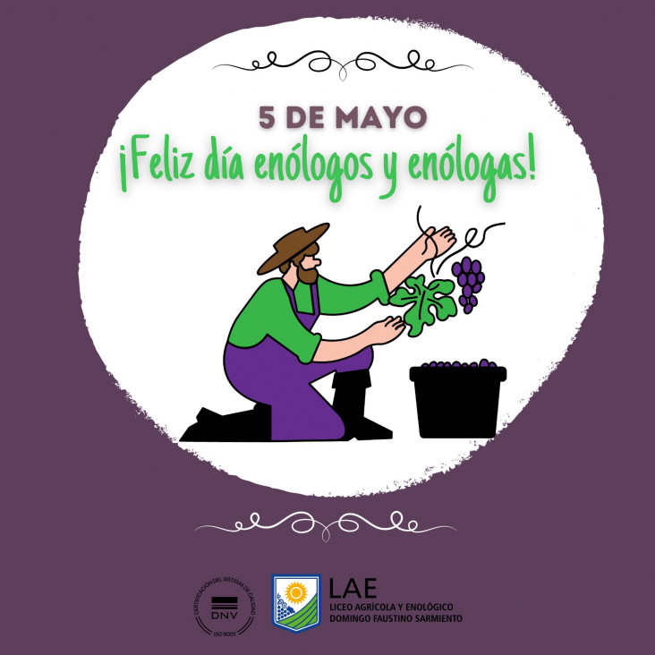 imagen 5 DE MAYO DÍA DEL/A ENÓLOGO/A