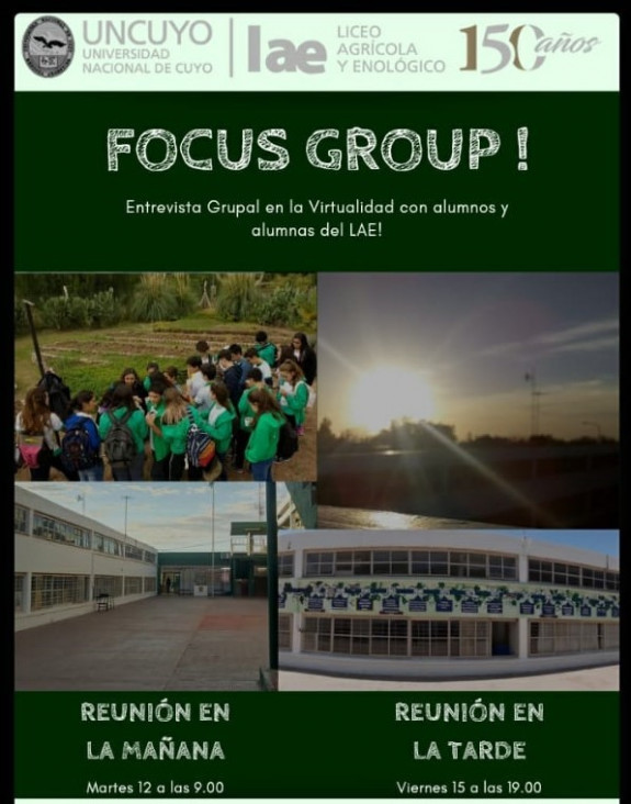 imagen FOCUS GROUP CON EGRESADOS Y EGRESADAS DEL LAE