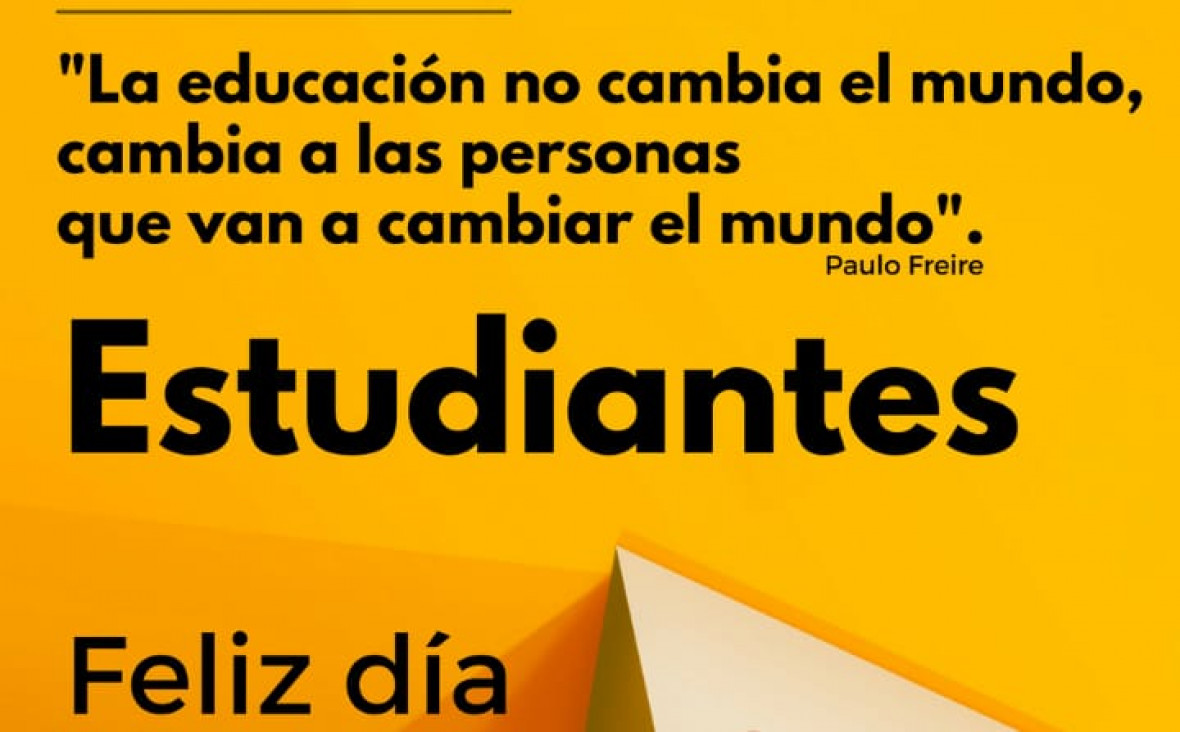 imagen Feliz día del estudiante!