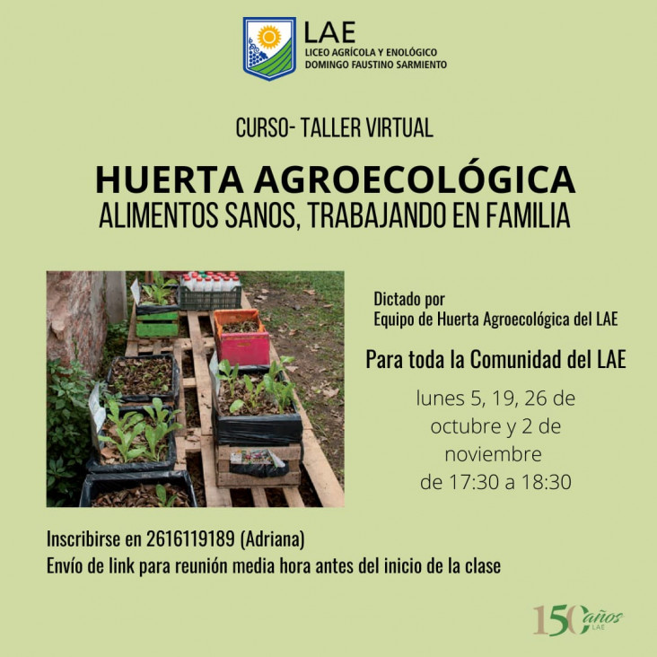 imagen CAPACITACIÓN HUERTA AGROECOLÓGICA