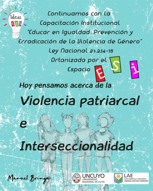 imagen CAPACITACIÓN INSTITUCIONAL "EDUCAR EN IGUALDAD: PREVENCIÓN Y ERRADICACIÓN DE LA VIOLENCIA DE GÉNERO"