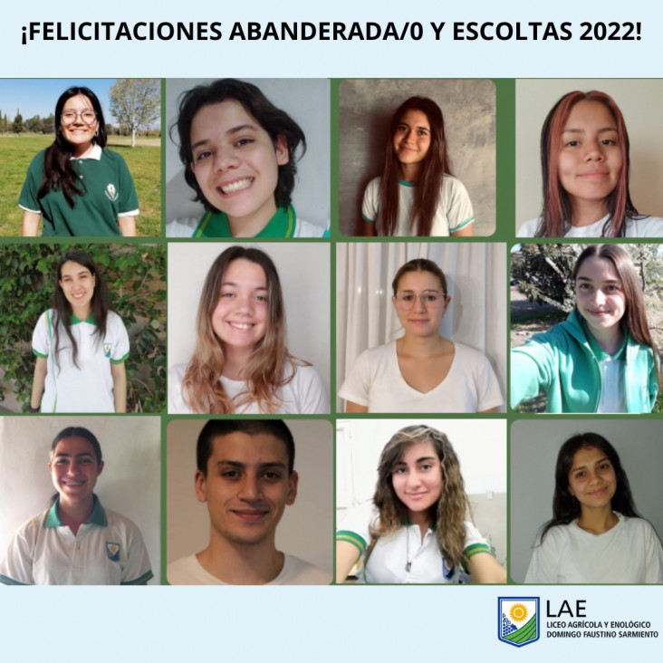 imagen ABANDERADAS/OS Y ESCOLTAS 2022