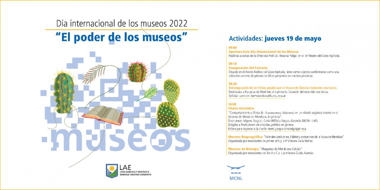 imagen DIA INTERNACIONAL DE LOS MUSEOS 2022  "EL PODER DE LOS MUSEOS"