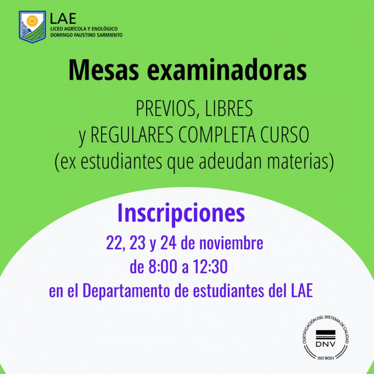 imagen Mesas Examinadoras