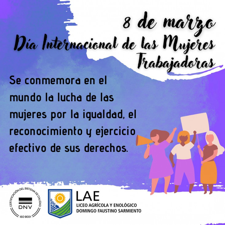 imagen 8 DE MARZO DÍA INTERNACIONAL DE LAS MUJERES TRABAJADORAS 