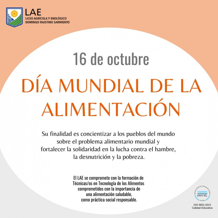 imagen 16 DE OCTUBRE "DÍA DE LA ALIMENTACIÓN"