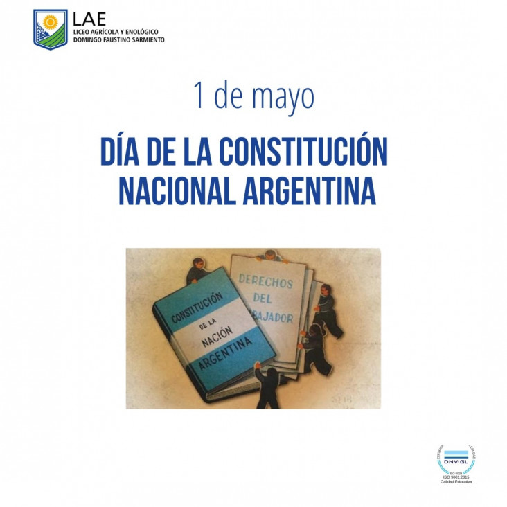 imagen   1 DE MAYO "DÍA DE LA CONSTITUCIÓN NACIONAL"