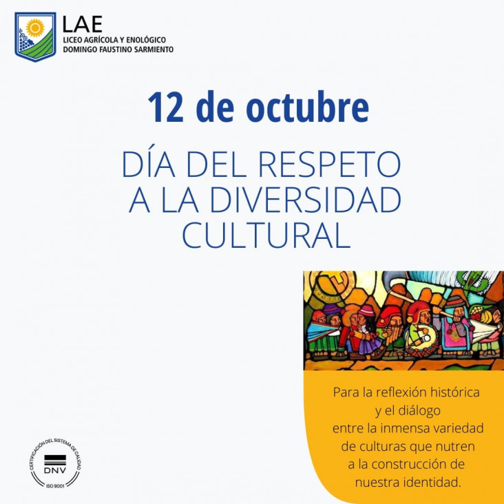 imagen 12 DE OCTUBRE  DÍA DEL RESPETO A LA DIVERSIDAD CULTURAL