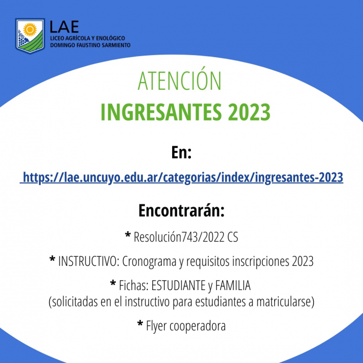 imagen Ingreso 2023