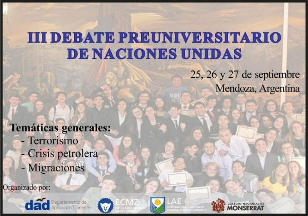 imagen Debate preuniversitario de Naciones Unidas