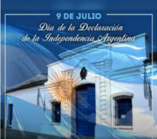 imagen FESTEJO 9 DE JULIO: DECLARACIÓN  DE LA INDEPENDENCIA ARGENTINA