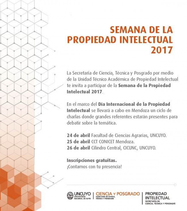 imagen SEMANA DE LA PROPIEDAD INTELECTUAL 2017