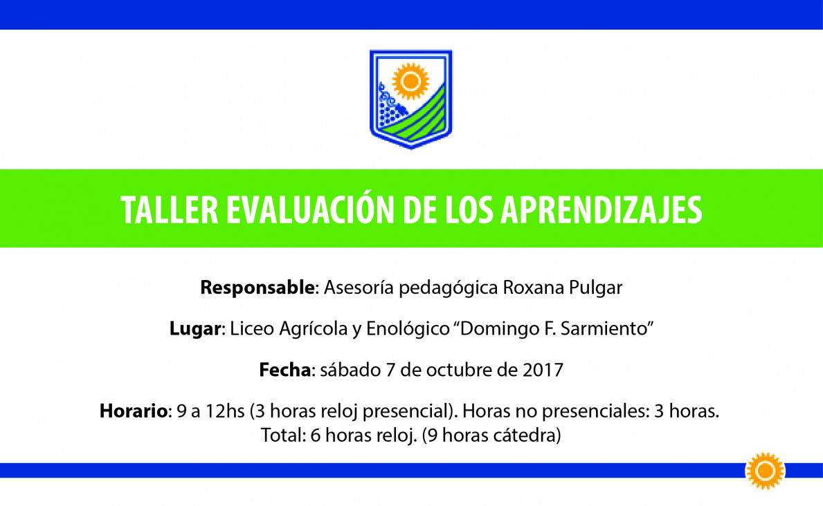 imagen Taller Evaluación de los Aprendizajes 